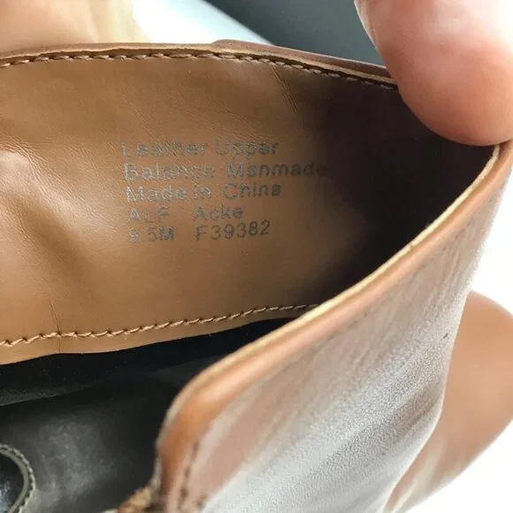 Alfani Step n Flex Genuine Leather Boots Womens 9.5 Cognac Brown Ankle Bootie - Picture 11 of 13